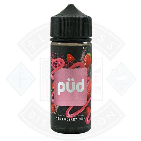 PUD Pudding & Decadence Strawberry Milk 0mg 100ml Shortfill E-Liquid