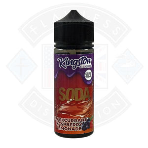 Kingston Soda - Blackcurrant Raspberry Lemonade 0mg 100ml 50/50 Shortfill