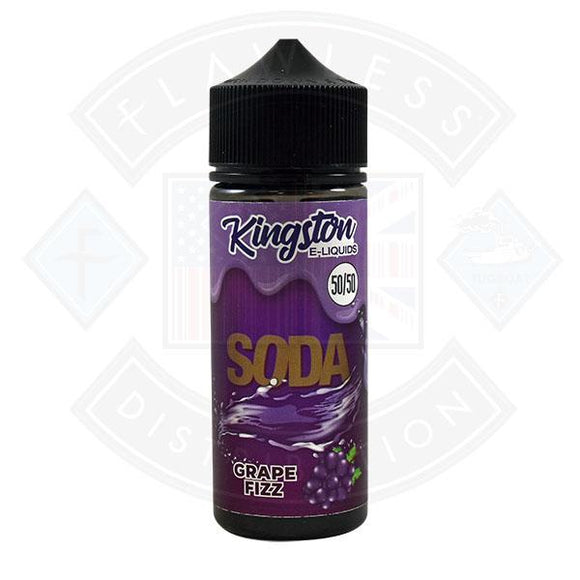 Kingston Soda - Grape Fizz 0mg 100ml 50/50 Shortfill