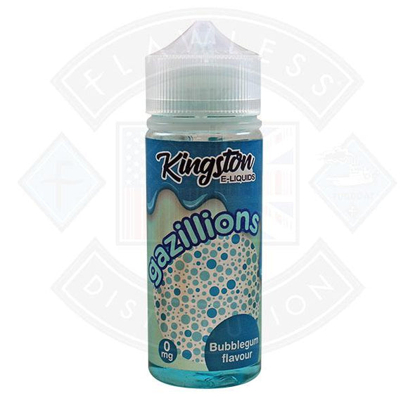 Kingston Gazillions - Bubblegum Flavor 0mg 100ml Shortfill