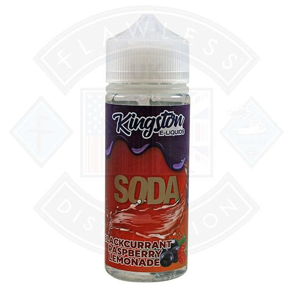 Kingston Soda - Blackcurrant Raspberry Lemonade 0mg 100ml Shortfill