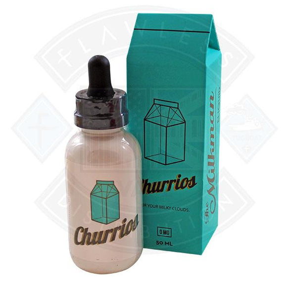 The Milkman Churrios 50ml 0mg shortfill e-liquid