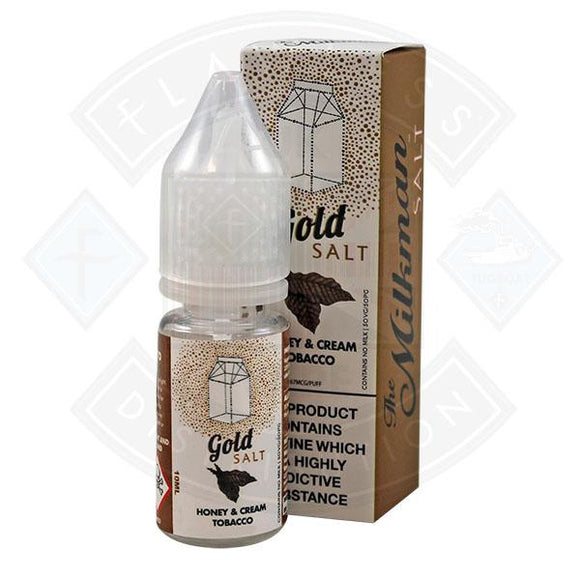 The Milkman Salt Gold - Honey & Cream Tobacco 10ml