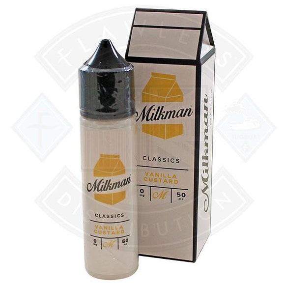 The Milkman Classics Vanilla Custard 50ml 0mg shortfill e-liquid