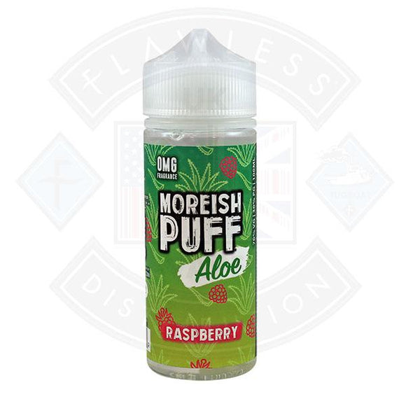 Moreish Puff Aloe - Raspberry 100ml 0mg shortfill