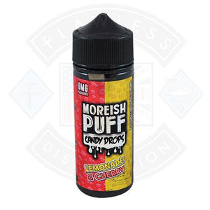 Moreish Puff Candy Drops Lemonade & Cherry 0mg 100ml Short fill e liquid