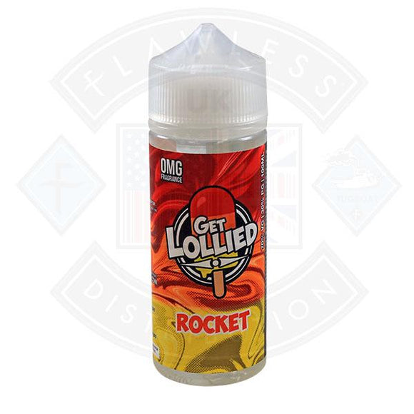 Get Lollied Rocket 100ml 0mg shortfill e-liquid