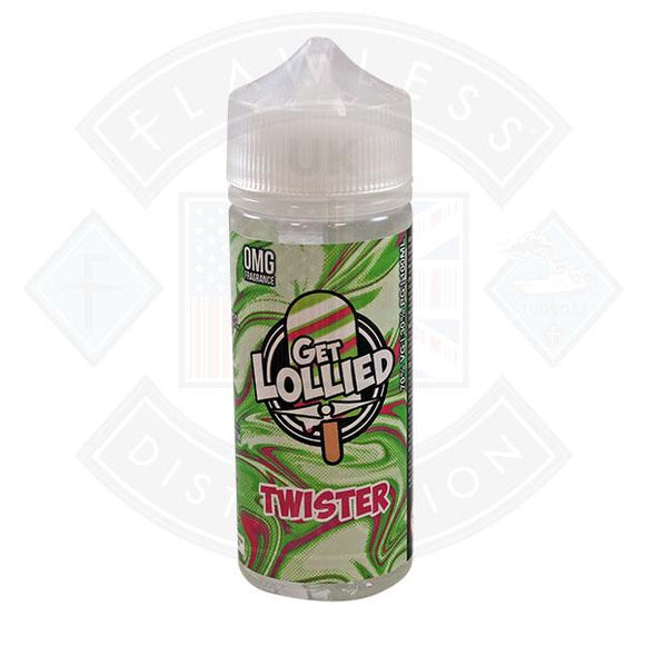 Get Lollied Twister 100ml 0mg shortfill e-liquid