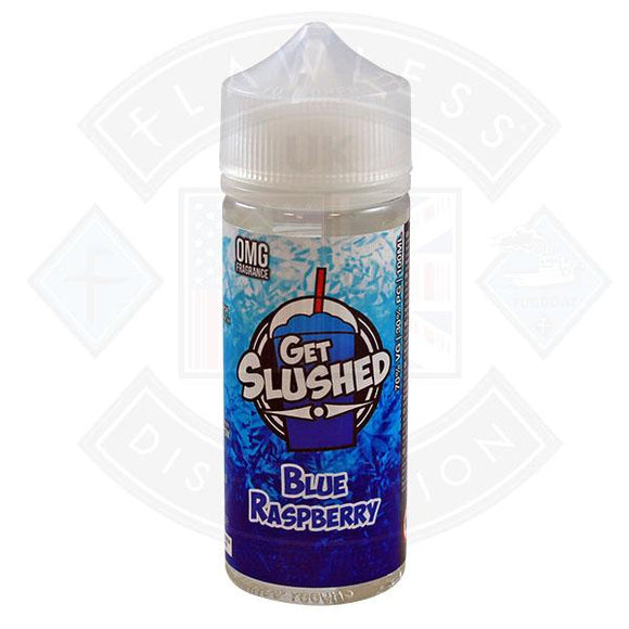 Get Slushed Blue Raspberry 100ml 0mg shortfill e-liquid
