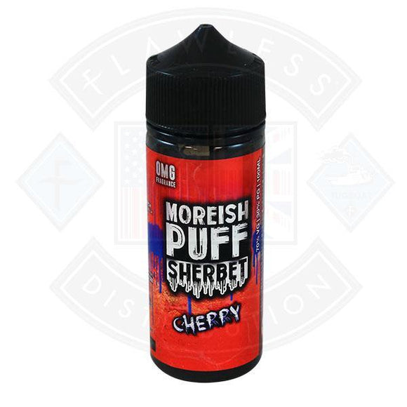 Moreish Puff Sherbet Cherry 0mg 100ml Shortfill E-liquid