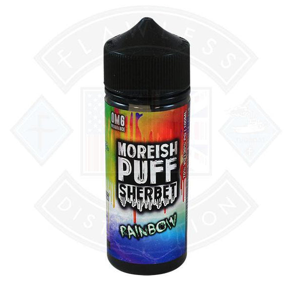 Moreish Puff Sherbet Rainbow 0mg 100ml Shortfill E-liquid