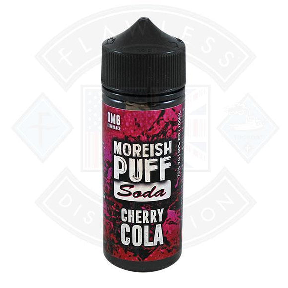 Moreish Puff Soda Cherry Cola 0mg 100ml Short fill E liquid