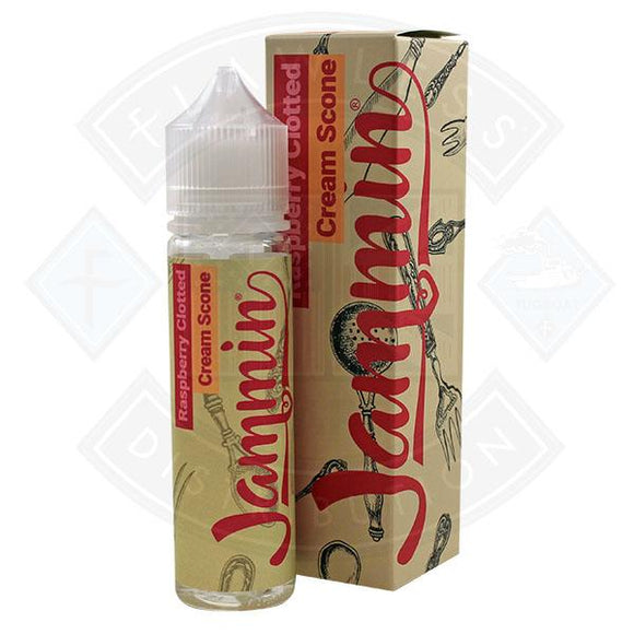 Jammin - Raspberry Clotted Cream Scone 50ml 0mg shortfill e-liquid