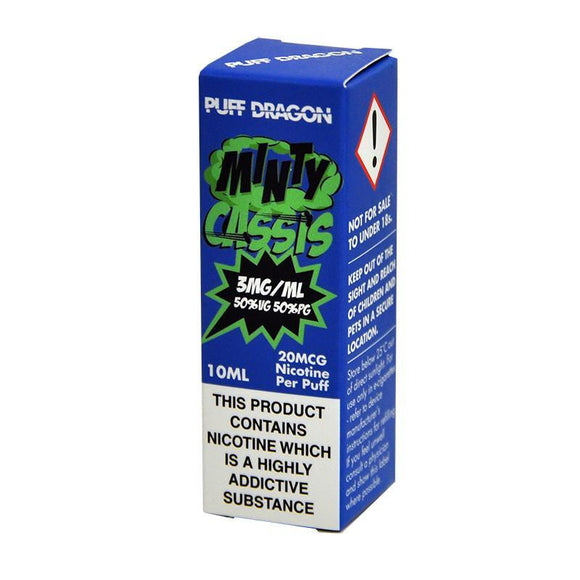 Minty Cassis by Puff Dragon TPD Compliant 10ml E-liquid