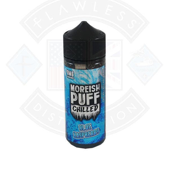 Moreish Puff Chilled Blue Raspberry 0mg 100ml Shortfill E-liquid