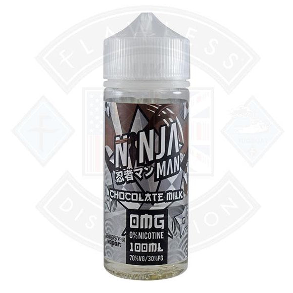Ninja Man Chocolate Milk 0mg 100ml Shortfill E-Liquid