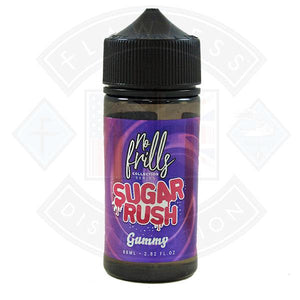 No Frills Sugar Rush Gummy 0mg 80ml Shortfill