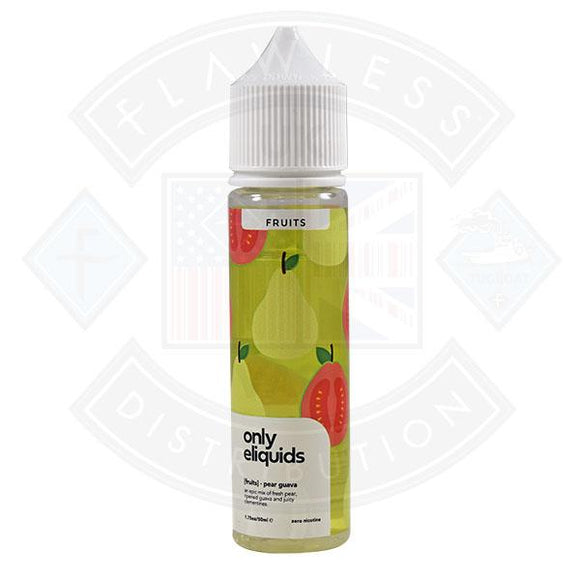 Only E-Liquids Fruits - Pear Guava 0mg 50ml Shortfill