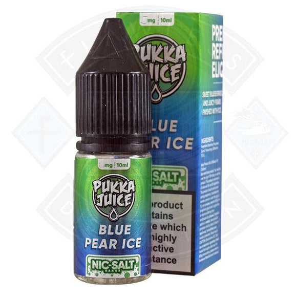Pukka Juice - Nic Salt Blue Pear Ice 10ml E-liquid