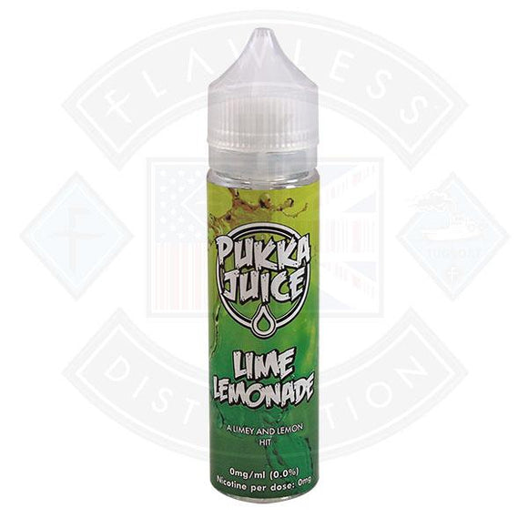 Pukka Juice Lime Lemonade 50ml 0mg Shortfill E-liquid