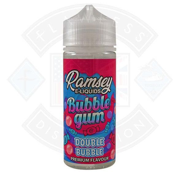 Ramsey E-Liquids Bubblegum Double Bubble 0mg 100ml Shortfill