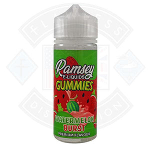 Ramsey E-Liquids Gummies - Watermelon Burst 0mg 100ml Shortfill