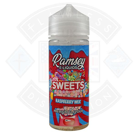 Ramsey E-Liquids Sweets Raspberry Mix 0mg 100ml Shortfill