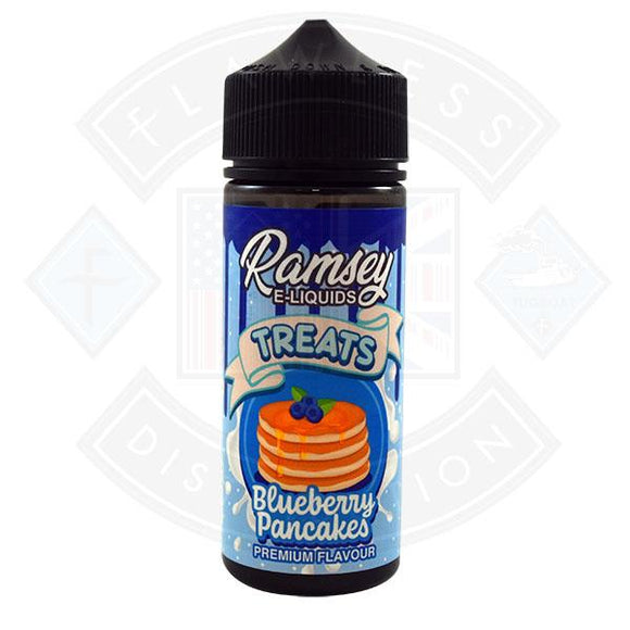 Ramsey E-Liquids Treats - Blueberry Pancakes 0mg 100ml Shortfill