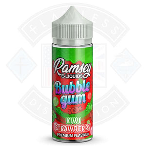 Ramsey Bubblegum - Kiwi Strawberry Bubba 0mg 100ml Shortfill