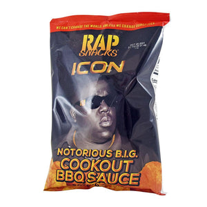 Rap Snacks Icon Notorious B.I.G. Cookout BBQ Sauce Potato Chips (24 pk)