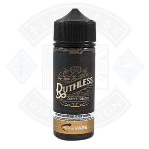 Ruthless Tobacco - Coffee Tobacco 0mg 100ml Shortfill