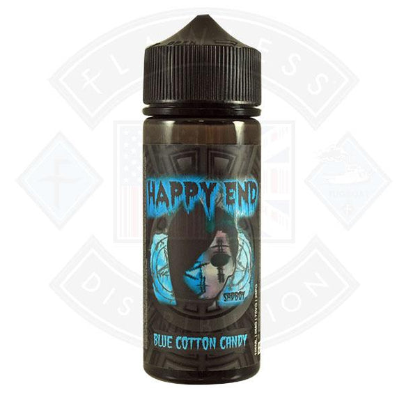 Sadboy Happy End- Blue Cotton Candy 100ml 0mg shortfill e-liquid