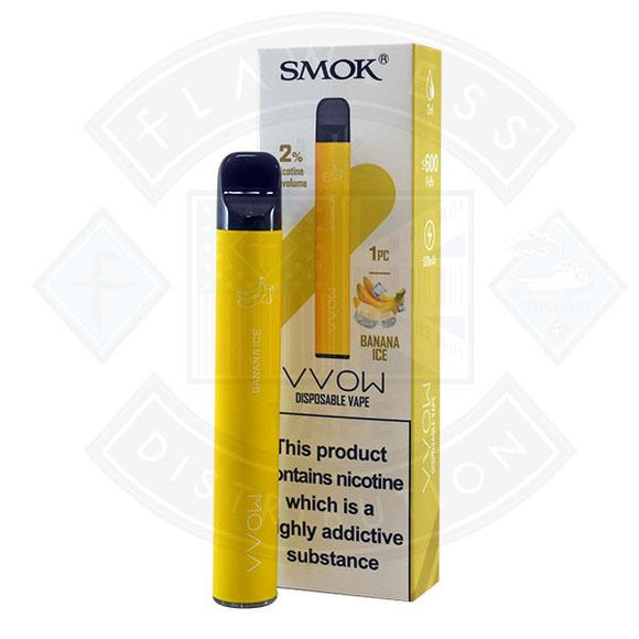 Smok VVOW Disposable Vape Banana Ice 20mg 2ml