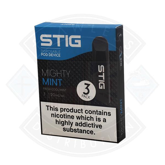 Stig Disposable Pod Device - Mighty Mint ( Fresh Cool Mint) 1.2ml 3 pack