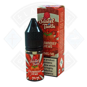 Sweet Tooth Salts Strawberry Chews 10ml 11mg E-Liquid