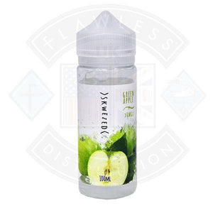 Skwezed - Green Apple 0mg 100ml Shortfill E-liquid