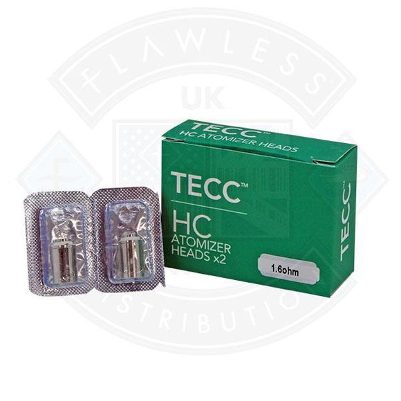 Tecc HC Atomizer Heads 1.6 OHM 2 pack