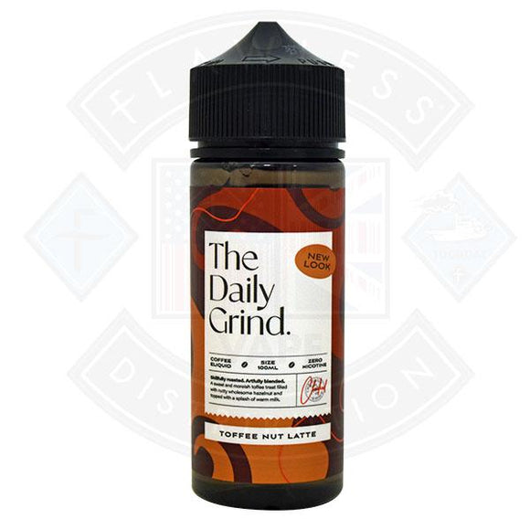 The Daily Grind Toffee Nut Latte (New Look) 0mg 100ml Shortfill