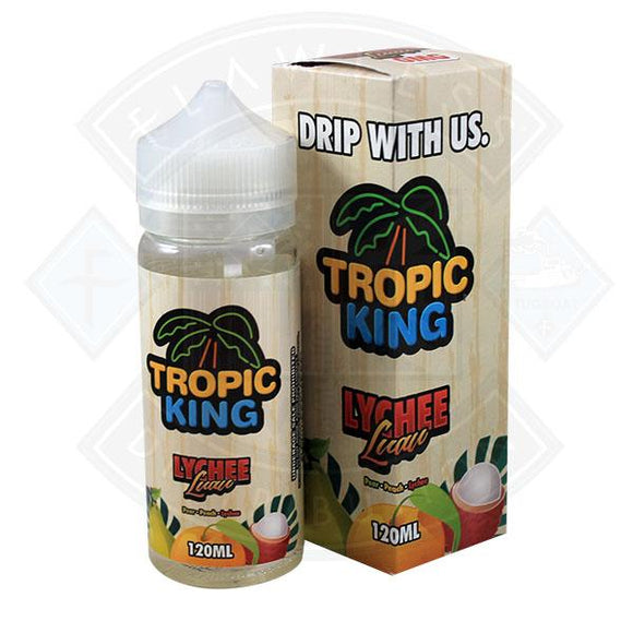 Tropic King Lychee Luau 100ml 0mg Shortfill E-liquid