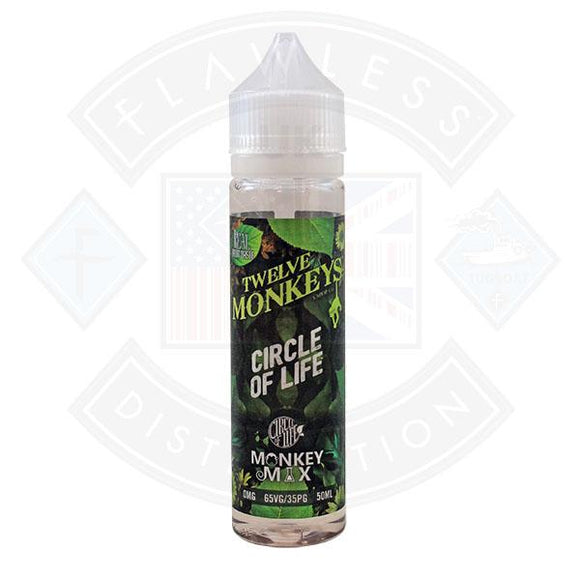 Twelve Monkeys (Circle of Life Series)- Circle of Life 0mg 50ml Shortfill e-liquid