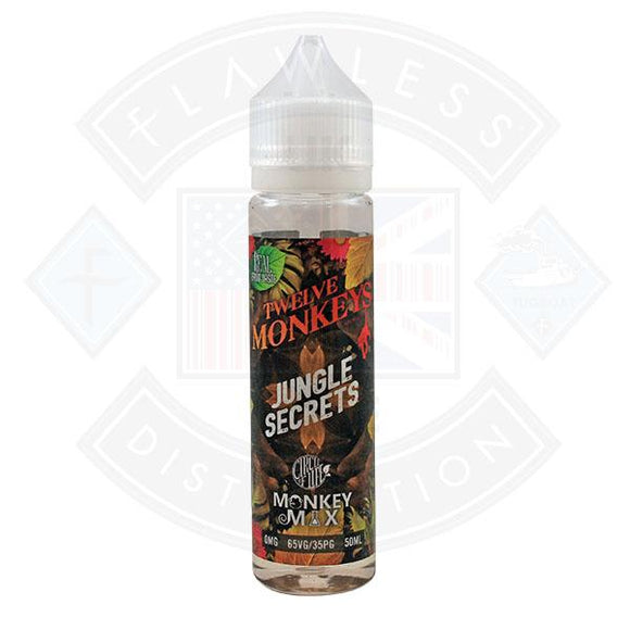 Twelve Monkeys (Circle of Life Series) - Jungle Secrets 0mg 50ml Shortfill e-liquid