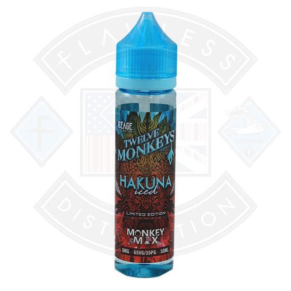 Twelve Monkeys - Hakuna Iced 0mg 50ml Shortfill e-liquid