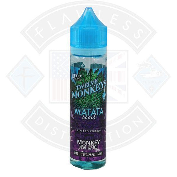 Twelve Monkeys - Matata Iced 0mg 50ml Shortfill e-liquid
