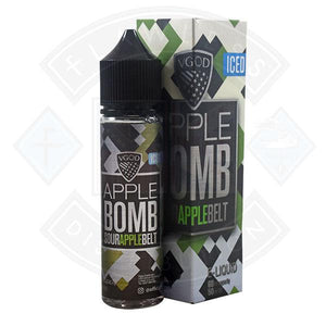 VGOD Iced Bomb - Sour Strawberry Belt 0mg 50ml Shortfill