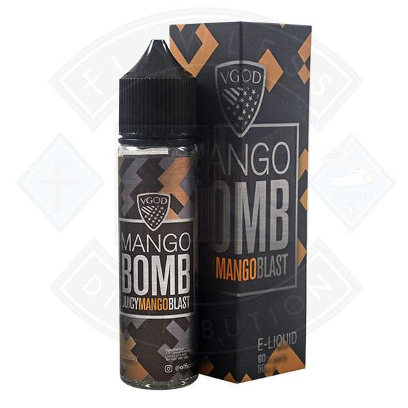 VGOD Bomb - Juicy Mango Blast 0mg 50ml Shortfill