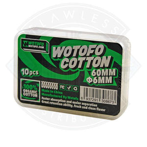 Wotofo Agleted Cotton 60mm ø6mm 10psc