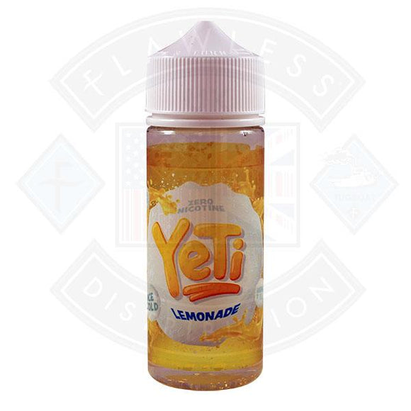 Yeti Ice Cold lemonade 0mg 100ml Shortfill E-Liquid