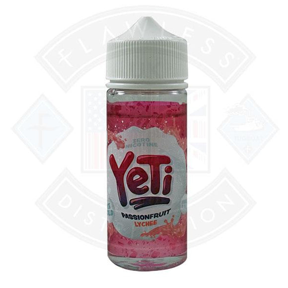 Yeti Ice Cold Passionfruit Lychee 0mg 100ml Shortfill E-Liquid