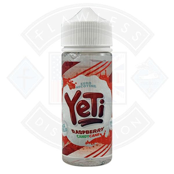 Yeti Raspberry Candy Cane 0mg 100ml Shortfill E-Liquid