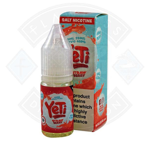 Yeti Salt - Strawberry 10ml E Liquid